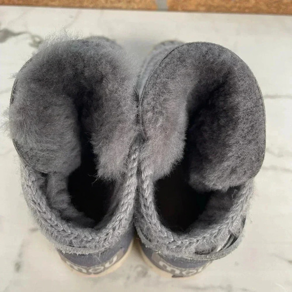 MOU Sneaker boots  Lace-Up Size 37/7  Gray - Picture 9 of 9